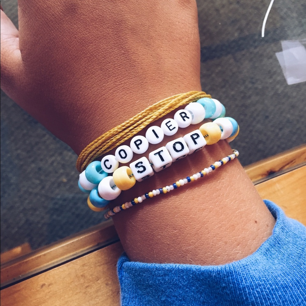 Custom Bead Bracelets! Teen VSCO Accessory!
